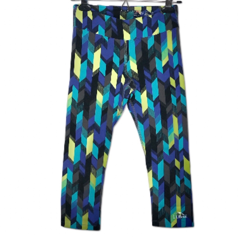 L.L. Bean Geometric Neon Crop | XXS
